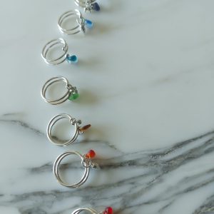 Sterling Silver Seaglass Rings